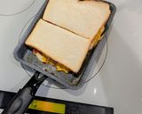 朝食☆ホットサンド(エッグ＆チーズ)作り方5写真