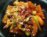 エコ副菜🥦ブロッコリーの茎【簡単きんぴら風】節約作り方4写真
