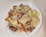 キムチ焼うどん作り方5写真