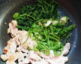 ほうれん草と豆腐・豚肉の塩こうじ炒め作り方9写真