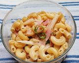 長芋とマカロニのしょうゆバター炒め作り方8写真