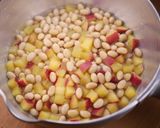 ほっこりあま～い💖大豆とさつまいもの甘煮作り方2写真