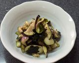 さっぱり副菜♡わかめと茄子のゆかり漬け作り方5写真