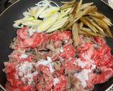 和牛（宮崎牛）のすき煮重作り方4写真