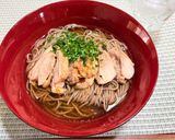 鶏もも肉たっぷり!ねぎ香る温かい鶏そば作り方6写真