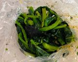 簡単副菜＊レンジで菜の花柚子胡椒和え＊作り方1写真