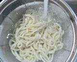 今日の晩御飯！簡単冷しゃぶサラダうどん作り方3写真