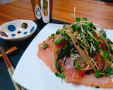 ＊ビンチョウマグロの中華風刺身サラダ＊作り方4写真