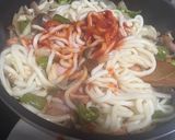♡簡単ランチ♡もちもちうどんナポリタン♡作り方3写真