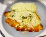 簡単・クロワッサンが飽きたらチーズ乗せて作り方2写真