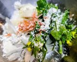筍、菜の花、新玉ネギのかき揚げ作り方2写真