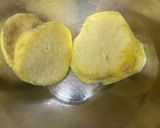 さつまいもとれんこんのサラダ作り方1写真
