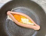 こんがりチーズの羽付き♪魚肉ソー卵焼き作り方4写真