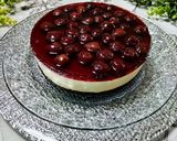 アメリカンチェリーチョコレアチーズケーキ作り方7写真
