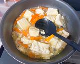 m水菜と豆腐の中華風あんかけ作り方4写真
