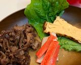 甘辛牛肉のボリューム巻き寿司⭐︎恵方巻作り方4写真