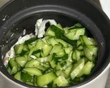 きゅうりとキャベツのツナ塩レモン蒸し作り方3写真