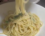 とーちゃんの特製サーモンクリームパスタ作り方8写真