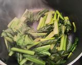 旨味を纏った小松菜のきんぴら作り方3写真