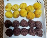 ★🌰栗・粒あん入りアーモンドおからパン♪作り方5写真