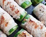 粗挽きコショウが効いた☆きゅうりの肉巻き作り方7写真