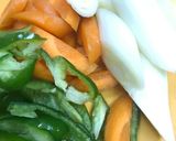 鶏肉とありあり野菜の和風とろみ炒め作り方1写真
