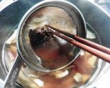 舞茸と豆腐の味噌汁作り方2写真