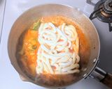 激辛チゲ風うどん作り方5写真