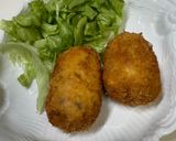 合挽肉でクリームコロッケ作り方7写真