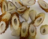 ちくわとブロッコリーのめんたいマヨチーズ焼き作り方2写真
