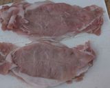 薄切り豚ロース肉で作るジューシーとんかつ作り方1写真