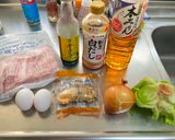豚タマ煮!(^^)!作り方1写真