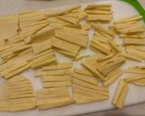 秋です！柿とさつまいもの甘いサラダ　おかず風作り方1写真