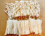 レンジで簡単！ニラえのきのピリ辛ごま和え作り方2写真