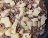 じゃがいもとひき肉のオムレツ作り方4写真