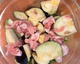 レンジで簡単☆茄子と豚肉のピリ辛炒め風作り方3写真