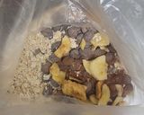 トースターdeオートミール＆チョコの菓子作り方1写真