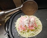広島のお好み焼き麺Wちゃんぽん作り方7写真