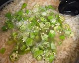 オクラの雑炊作り方4写真