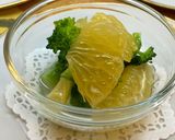 朝食に！ブロッコリーと八朔のサラダ作り方4写真