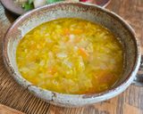 野菜たっぷり！優しいコンソメスープ作り方3写真