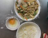 お一人様野菜たっぷりビビンバウインナー丼作り方16写真