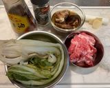 白菜古漬けと豚肉のスープ作り方1写真