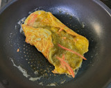 とろろ昆布と紅しょうがを玉子焼きに入れて作り方6写真