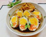 油揚げ卵入り茶巾煮♫作り方7写真