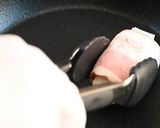 ベーコン餅〜ガーリックレモンバター作り方3写真