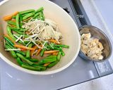 鶏むね肉とインゲンと人参とエノキの生姜焼き作り方8写真