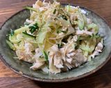 簡単☆蒸しササミの中華風和え作り方5写真