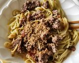 レンジ4分☆肉味噌濃厚そば☆鬼旨昼食弁当作り方2写真