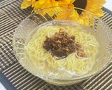 焦がしネギ油の冷やし塩ラーメン作り方6写真
